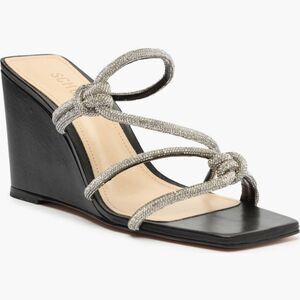 Schutz Lauryn Schutz Lauryn Crystal
Strappy Wedge Sandal
